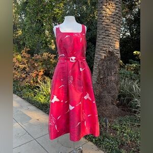 NWT Carlisle chic silk-blend midi dress - size 14